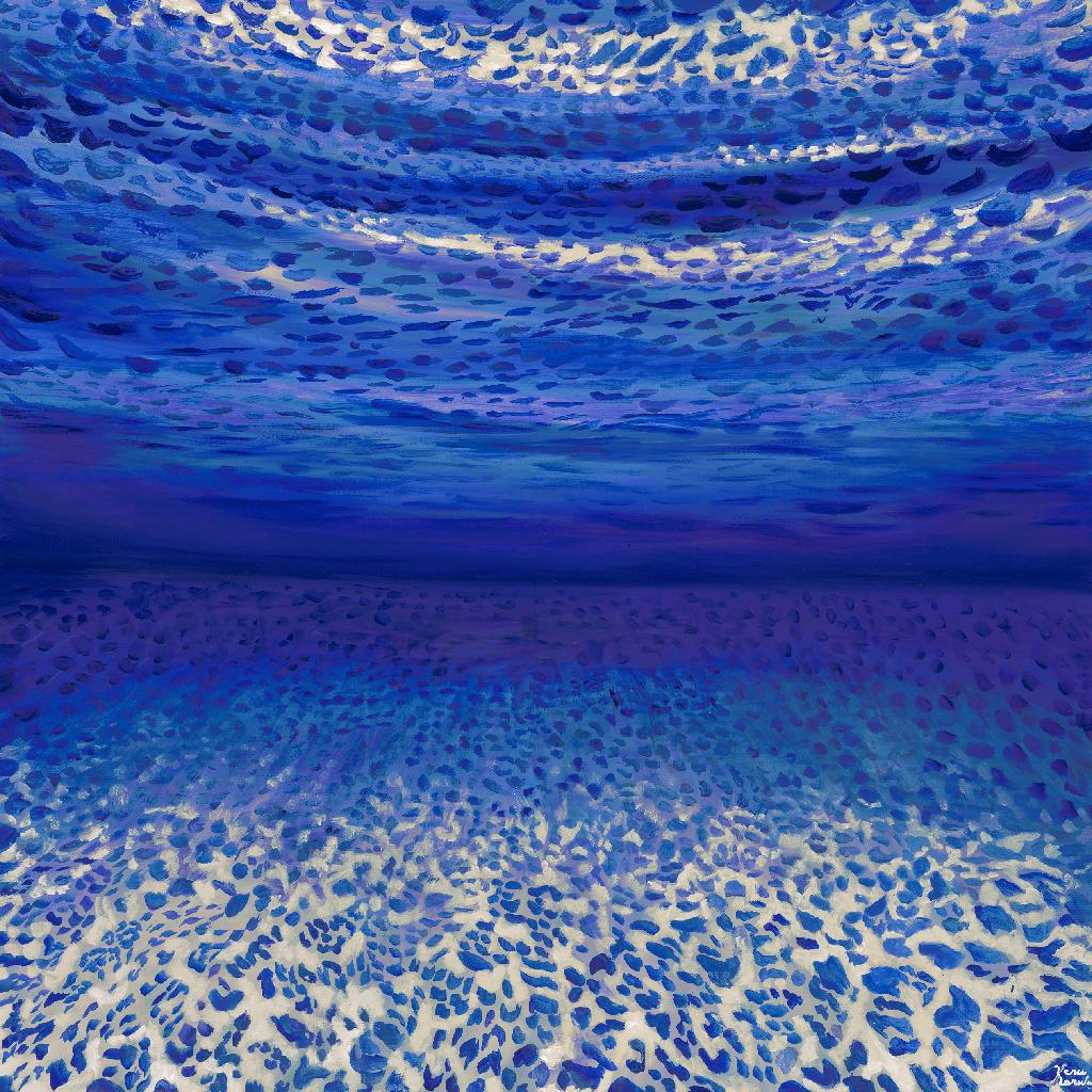 Ocean of Abundance – Navy Porcelin